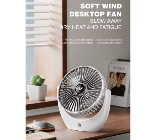 Вентилятор настільний міні ручний НОВИНКА 2025 Fan LY-853 (48) (40)