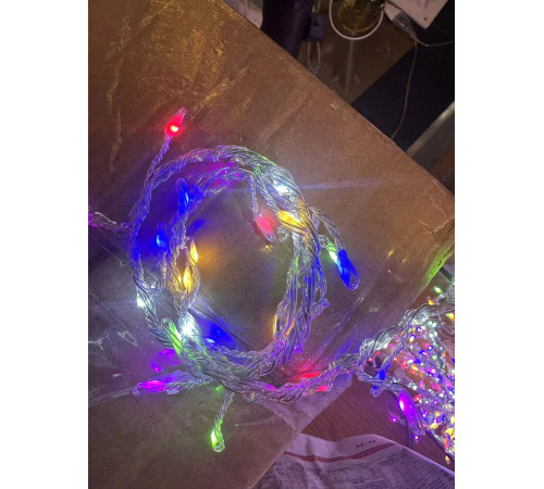 4516-код2025 Гірлянда Водоспад Нитка водяна лампа 240led МІКС 41-2 (100)