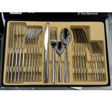 Столовые Приборы  нержавеющая сталь   Гладкие     YC 0101 24pc      SH-1  (12)