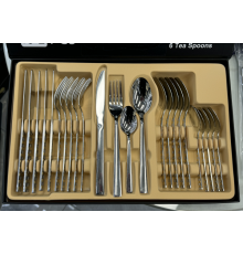 Столовые Приборы  нержавеющая сталь   Гладкие     YC 0101 24pc      SH-1  (12)