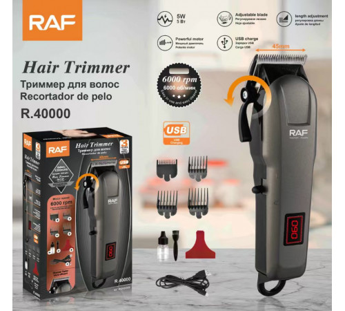 Тример для волос   R.40000¶USB   RAF  (40)