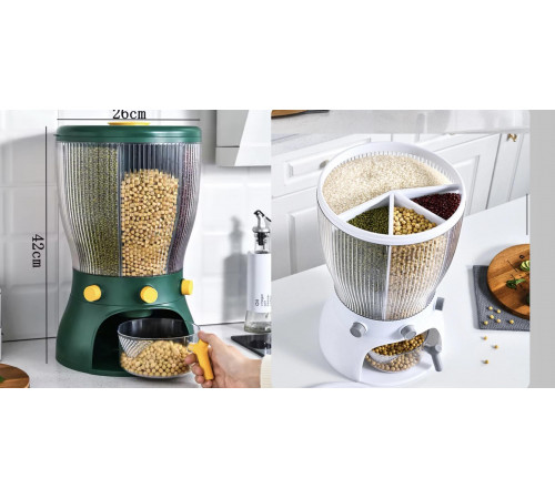 Ящик, що обертається, КРУП для зберігання продуктів харчування з кришкою LY-772 (6)