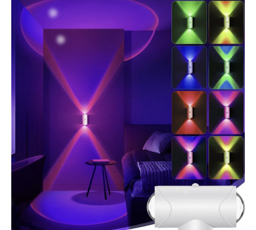 Настінний світлодіодний світильник RGB 5683 (200)