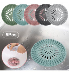 Силіконова пробка для волосся, кришки для зливу для душу засорів (300)