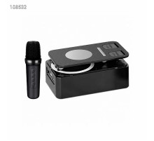 Блогер Підставка для телефону, динамік для караоке 1мікрофона 3колір.Microphone speaker set K18(50)