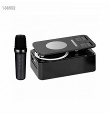 Блогер Підставка для телефону, динамік для караоке 1мікрофона 3колір.Microphone speaker set K18(50)