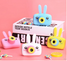 x500 Дитячий фотоапарат ( Рожевий Синій Білий T9R (100)