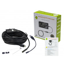 КАмера  Эндоскоп Android and PC Endoscope, гибкая USB-камера 2  МЕТРА  Data cable + c      (108)