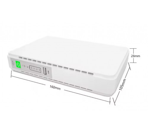 Внешний аккумулятор Бесперебойник MiniDC UPS с выходомPOE,Outdoor wifi  8800ма HA-49 POE-432 (24)