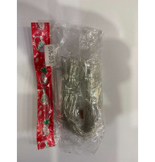 Гирлянда прозрачный провод  на батарейках 20LED -  3  метра желтый SF-36   КОД  2006  (200)