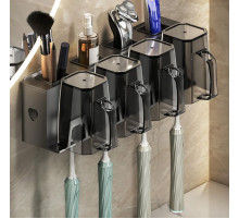 027 Тримач для зубної щітки 4 чашки Storage Shelf -76-10-45PCS (45)