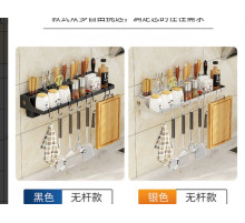 Настінна багатофункціональна стійка для зберігання Органайзер Чорний -77-10 (40)