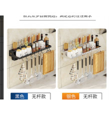 Настінна багатофункціональна стійка для зберігання Органайзер Чорний -77-10 (40)