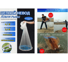 Рыболовная сеть  Кастинговая сеть для рыбалки с цепью           2,10   метр       1314    (20)