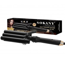 Тройная плойка-щипцы для завивки волос Sokany      SK-669    (24)