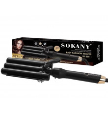 Потрійна плойка-щипці для завивки волосся Sokany SK-669 (24)