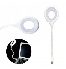 Гнучкий USB-світильник із керуванням голосом 16 LED, 5 Вт, Білий Лампа USB LED lamp LK-50 (200)