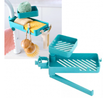 Полиці та етажерки для ванних кімнат Органайзер Для мочалок FAUCET RACK LY-282