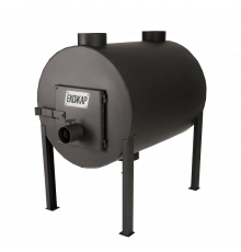 Дровяная печь буржуйка Экожар (ранее «Брест») Про 500 вертикальная