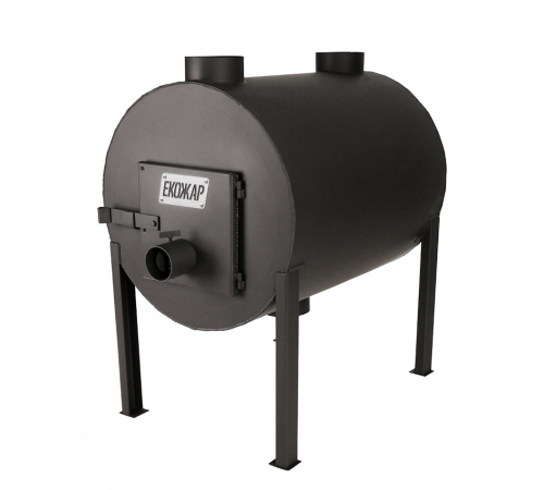 Дровяная печь буржуйка Экожар (ранее «Брест») Про 500 вертикальная