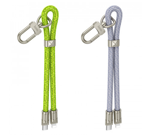 Шнурок-тримач з кабелем Hoco GH5 Elegant на руку Type-C to Lightning PD20W 0,21m