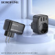 Мережевий фільтр BOROFONE BAC14 Wide 1-socket wall outlet (1C2A) (EU/GER) Black (6941991118890)