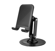 Тримач для телефона BOROFONE BH128 Admirado dual-axis rotating desktop stand Black (6941991120589)
