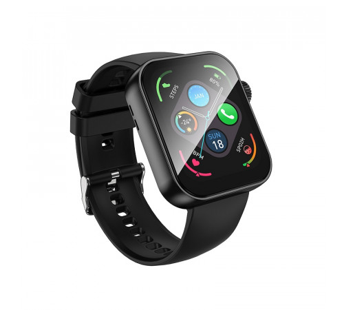 Смарт-годинник BOROFONE BD13 42mm. 230 mAh. Smart sports watch (call version) Black (6941991120633)