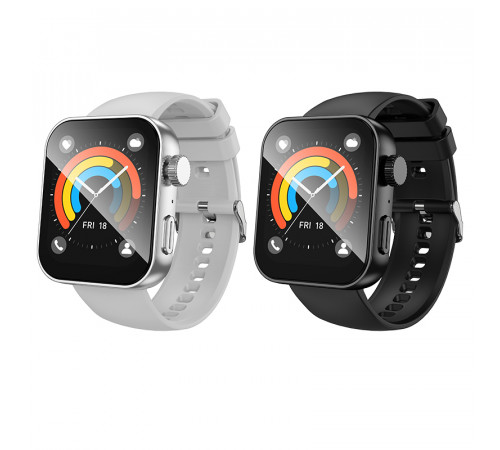 Смарт-годинник BOROFONE BD13 42mm. 230 mAh. Smart sports watch (call version) Black (6941991120633)