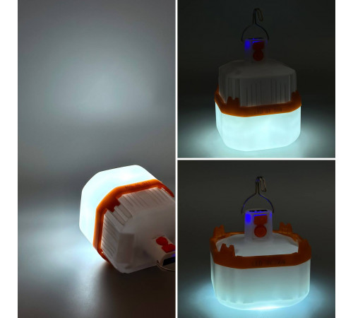 Лампа для кемпінгу HT-855-50W (вбуд. акум.) (з індикатором) (12,0 см)