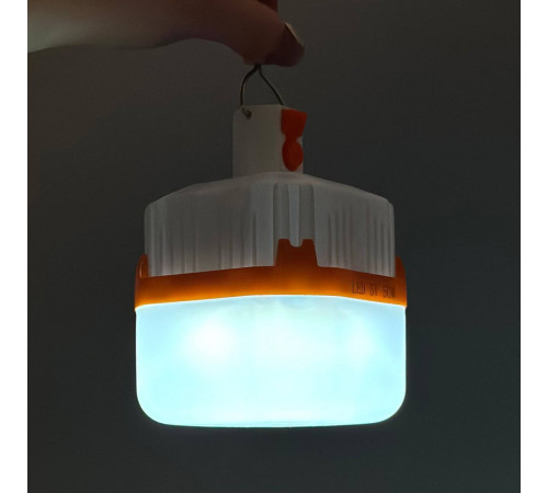 Лампа для кемпінгу HT-855-50W (вбуд. акум.) (з індикатором) (12,0 см)