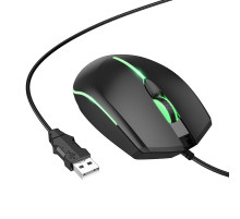 Миша HOCO GM37 Wonderful gaming luminous wired mouse Black (6942007647953)
