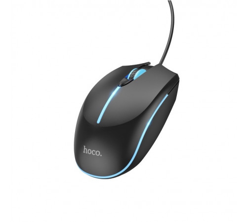 Миша HOCO GM37 Wonderful gaming luminous wired mouse Black (6942007647953)