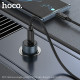 Автомобільний зарядний пристрій HOCO Z57 Glorious single-port PD30W car charger set (C to C) Metal Gray (6942007633086)