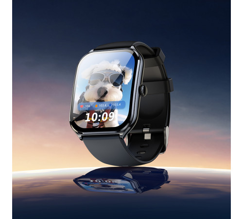 Смарт-годинник HOCO Y28 AMOLED 49mm. 200 mAh. IP67 Smart sports watch (call version) Black (6942007648479)