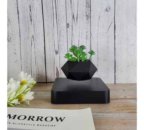 Магнітний левітаційний горщик для рослин HCNT Magnetic Levitating Pot M10-GW4 Black (SIM10-GW4)
