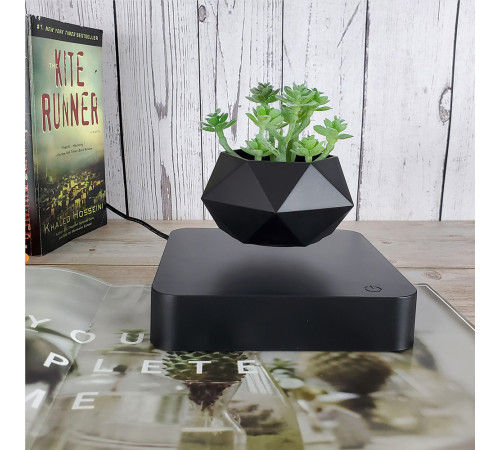 Магнітний левітаційний горщик для рослин HCNT Magnetic Levitating Pot M10-GW4 Black (SIM10-GW4)