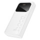 Зовнішній акумулятор HOCO J144A Hymn power bank(30000mAh) White (6942007642149)