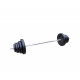 Штанга RN-Sport на 50 кг + Перчатки. ABS покрытие блинов