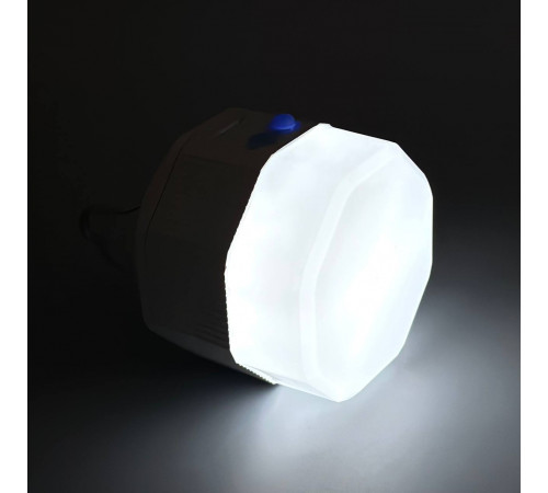 Лампа для кемпінгу New Energy з Solar panel (2 акумулятори 18650) 8,5 см