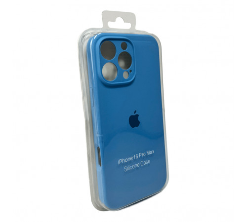 Чохол для смартфона Silicone Full Case AA Camera Protect for Apple iPhone 16 Pro 49,Cornflower (FullAAi16P-49)