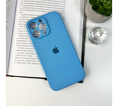 Чохол для смартфона Silicone Full Case AA Camera Protect for Apple iPhone 16 Pro 49,Cornflower (FullAAi16P-49)