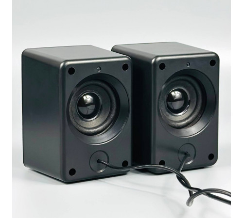 Колонка комп'ютерна Jedel S-527 з RGB підсвічуванням (USB+3.5mm) (10,0*8,0*7,0 см)