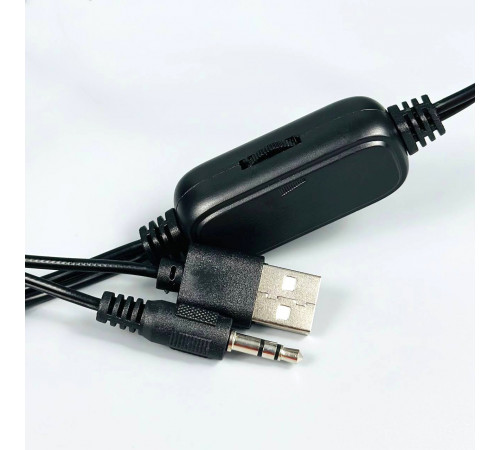 Колонка комп'ютерна Jedel S-527 з RGB підсвічуванням (USB+3.5mm) (10,0*8,0*7,0 см)