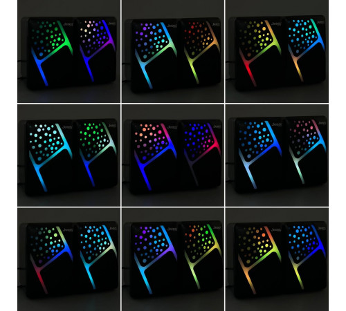 Колонка комп'ютерна Jedel S-527 з RGB підсвічуванням (USB+3.5mm) (10,0*8,0*7,0 см)