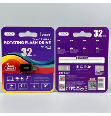 USB флеш XO DK10 32GB USB3.2+Type-C Швидкісна