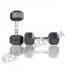 Гантели шестигранные Rubber Hexagon Dumbbell. Цена за 1 кг