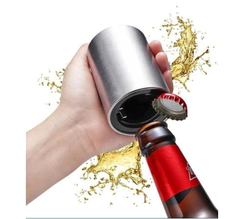 Автоматическая Открывашка для Бутылок, Металлическая, Магнитная (360)