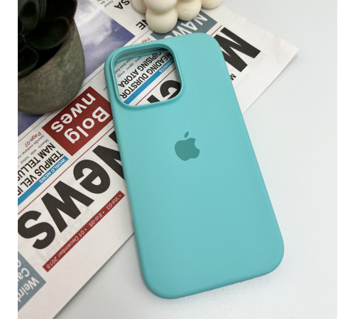Чохол для смартфона Silicone Full Case AA Open Cam for Apple iPhone 16 Pro 17,Sea Blue (FullOpenAAi16P-17)
