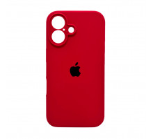 Чохол для смартфона Silicone Full Case AA Camera Protect for Apple iPhone 16 20,China Red (FullAAi16-20)